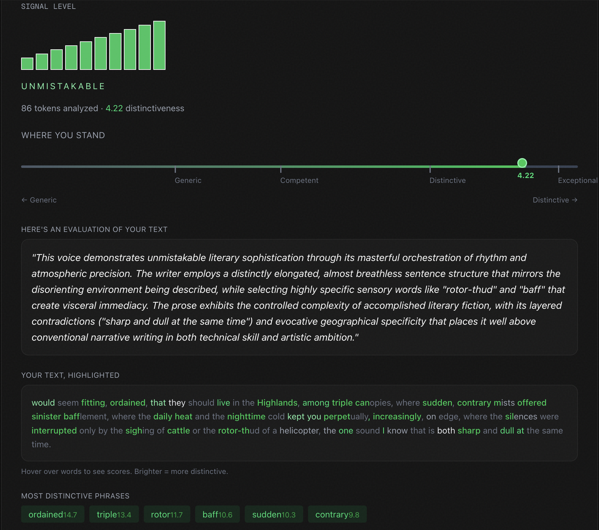 Voice Signal analysis example